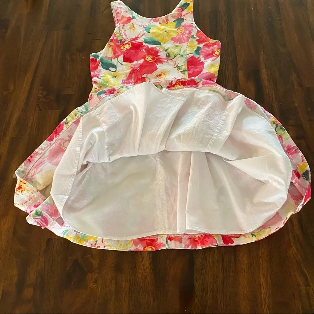 Ralph Lauren Floral Cotton Sateen Dress